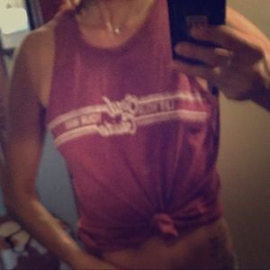 Spiritual gangster open back tank